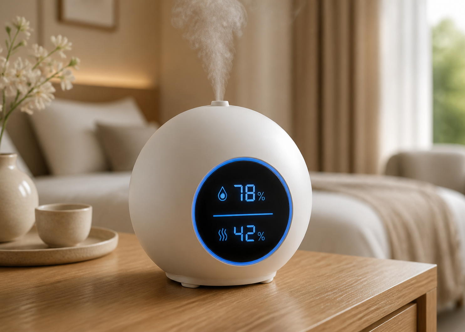 Halo Mini white electronic aroma diffuser