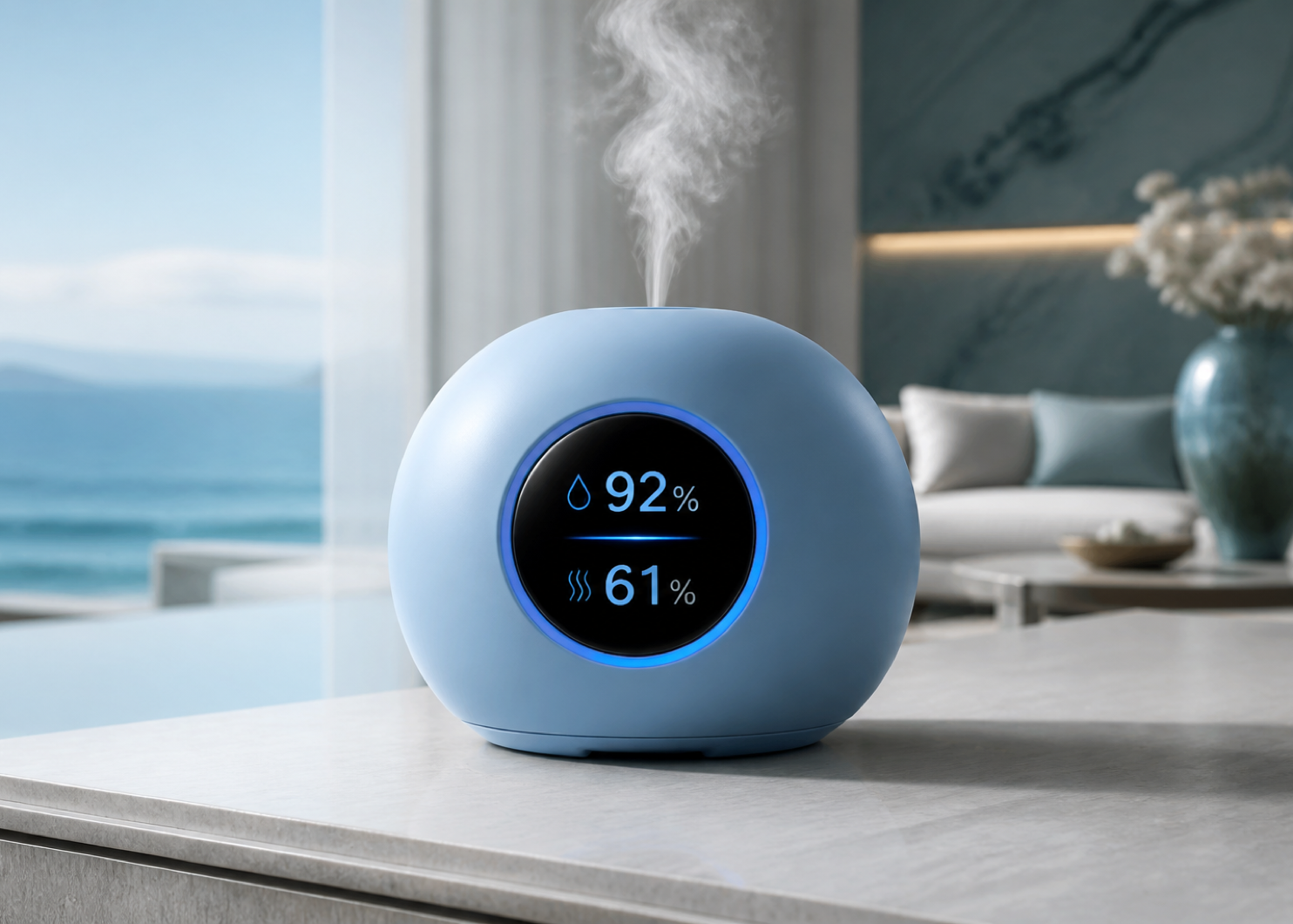 Bloom Home blue electronic aroma diffuser