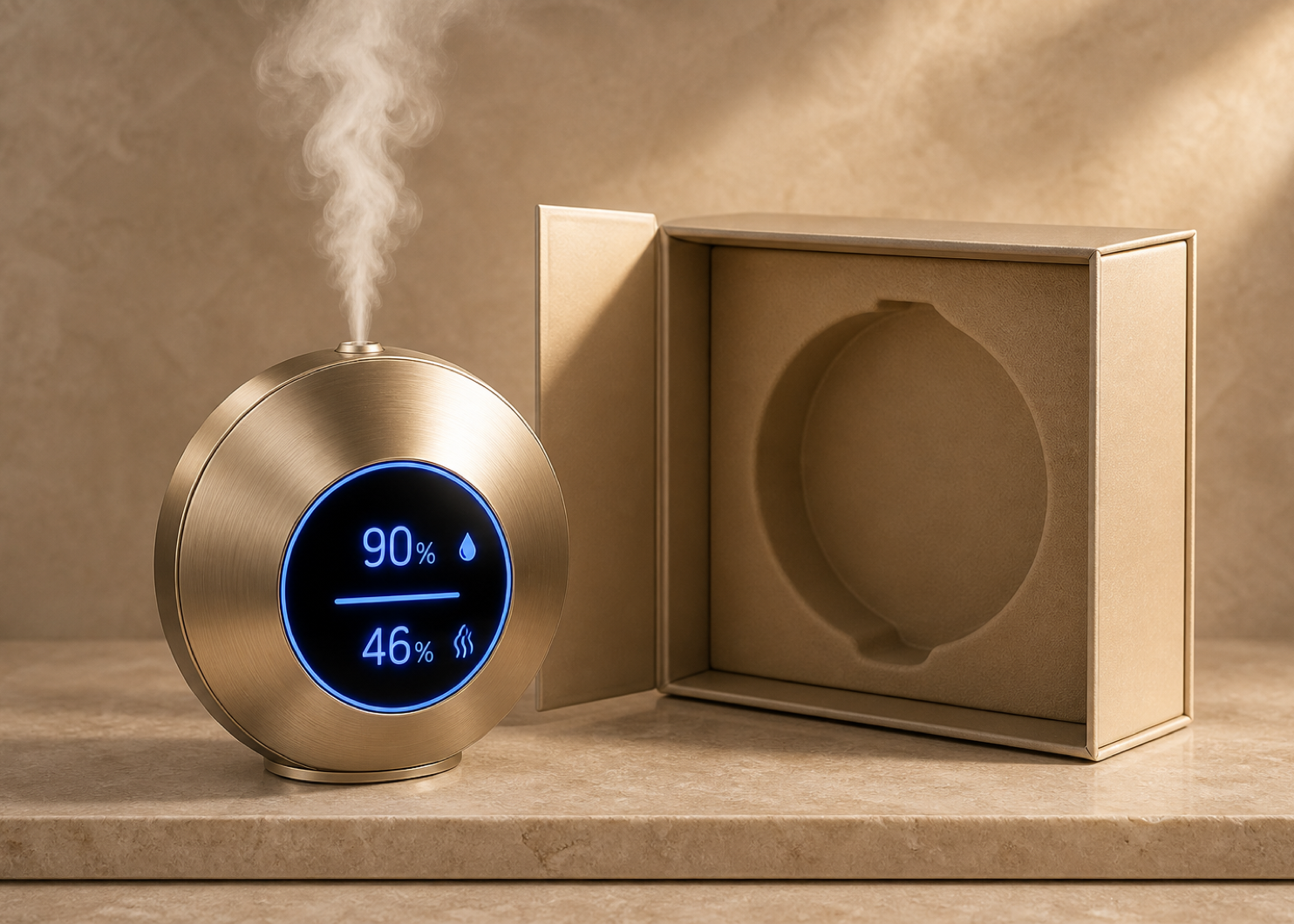 Champagne Edition electronic aroma diffuser gift set